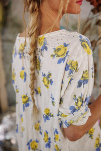 Magnolia Pearl Heart Of Yellow Roses Viggo Tee 2551