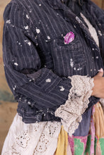 Magnolia Pearl Ozzy Pinstripe Kelley Cropped Coat 785