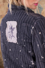 Magnolia Pearl Ozzy Pinstripe Kelley Cropped Coat 785