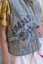 Magnolia Pearl Preloved Washed Indigo Surf Fest Vest 069