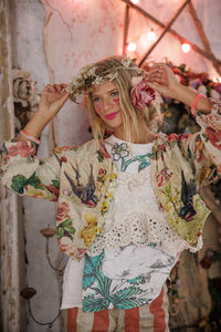 Magnolia Pearl Floral Cropped Leni Jacket 697