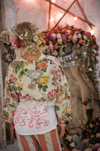Magnolia Pearl Floral Cropped Leni Jacket 697