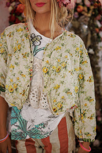 Magnolia Pearl Floral Cropped Leni Jacket 697