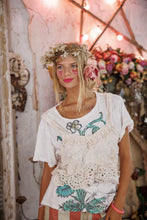 Magnolia Pearl Olive Eyelet Ruffle Cami 402