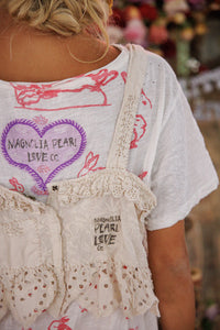 Magnolia Pearl Olive Eyelet Ruffle Cami 402