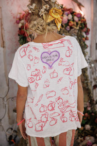Magnolia Pearl Ducks Love Strawberries Tee 2756