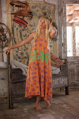 Magnolia Pearl Star Appliqué Lana Tank Dress 1407