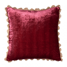 Damson Velvet Cushion
