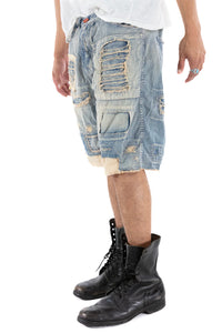 Magnolia Pearl Indigo Denim Miner Shorts 024