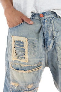 Magnolia Pearl Indigo Denim Miner Shorts 024
