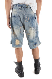 Magnolia Pearl Indigo Denim Miner Shorts 024
