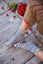 Magnolia Pearl French Stripe MP Socks 125