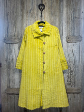 Terry Macey Yellow Jumbo Cord Coat AW23
