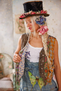 Magnolia Pearl Patchwork Andriy Waistcoat Vest 084