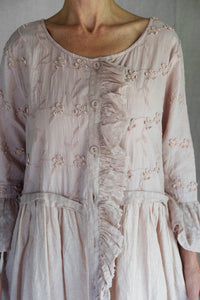 Les Ours Lucette Broderie Rose Dress SS25