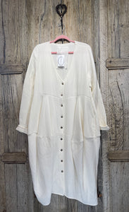 Preloved Privatsachen White Dress Coat