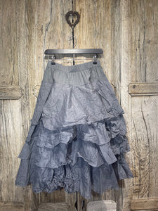 Ewa i Walla Dim Grey Tine Skirt 22209