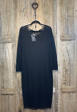 Preloved No Label Black Tunic Dress
