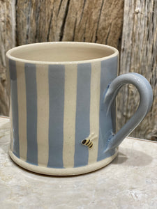 Hogben Pottery Striped Mug - Bee