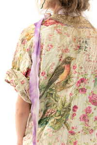 Magnolia Pearl Preloved Wonderland Floral Patchwork Vijji Kimono 687