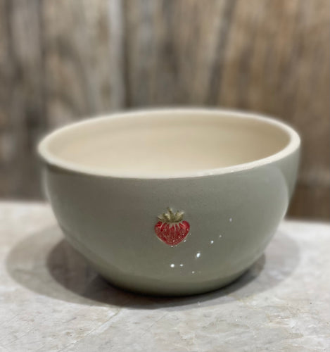 Hogben Pottery Small Bowl - Strawberry