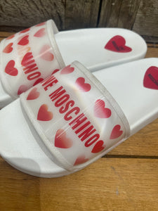 Preloved Love Moschino Holographic Sliders
