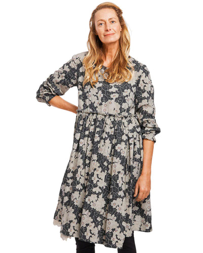 Ewa I Walla Original Flower Back Dress 55716 AW21