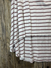 Ewa I Walla Mauve Striped Jersey Top 44704 SS20