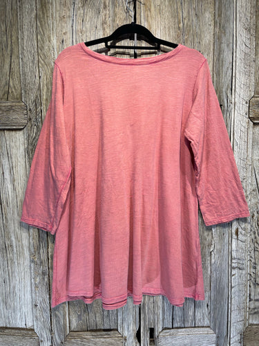 Eira Cotton Pink T Shirt 2225