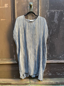 Preloved Masai Grey Crinkle Sleeveless Dress