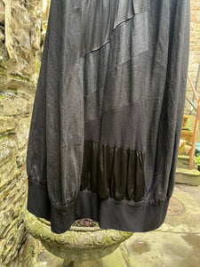 Preloved Kontrast Black Sleeveless Dress