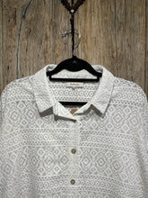 Preloved Sahara White Patterned Shirt