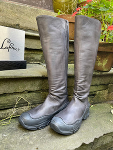 Lofina Gas Fumo Leather Knee High Boots 1262