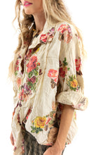 Magnolia Pearl Preloved Moonlight Appliqué Freydis Shirt 1209