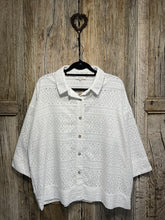 Preloved Sahara White Patterned Shirt