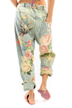 Magnolia Pearl Washed Bird Appliqué Miner Denims 316