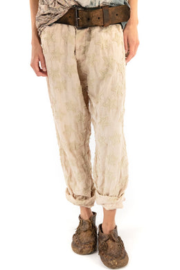Magnolia Pearl Preloved Stark Star Applique Miner Pants 283