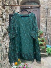 Grizas Spotted Teal Blouse 247 52314A-S215 AW22