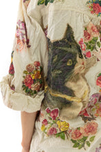 Magnolia Pearl Preloved Moonlight Appliqué Freydis Shirt 1209