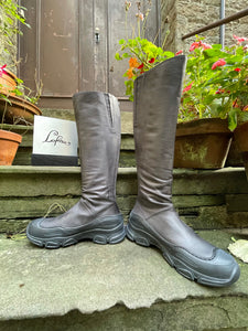 Lofina Gas Fumo Leather Knee High Boots 1262