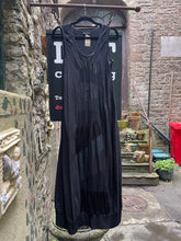 Preloved Kontrast Black Sleeveless Dress