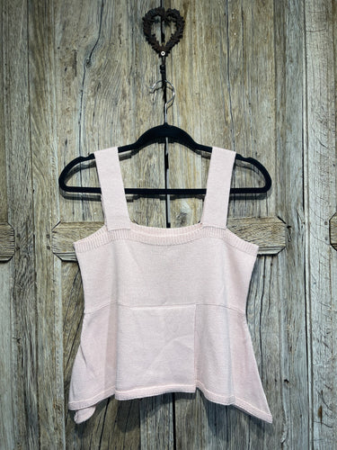 Les Ours Pink Knit Lulu Top SS23