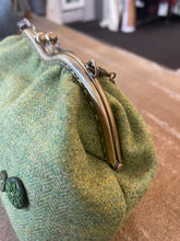 Tethera Greys Wool Green Tweed Melbreak Clutch Bag