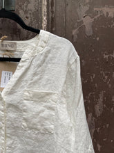 THING Off White Linen Shirt Jacket 6536 SS23
