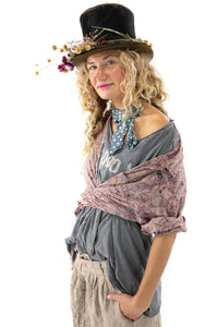 Magnolia Pearl Preloved Rvrie Block Print Adison Workshirt 1102