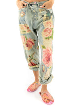 Magnolia Pearl Washed Bird Appliqué Miner Denims 316
