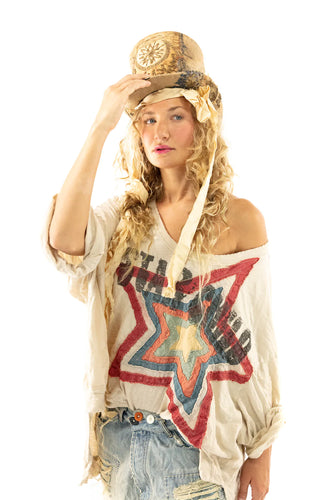 Magnolia Pearl Moon Star Child Applique Hi Lo 1208